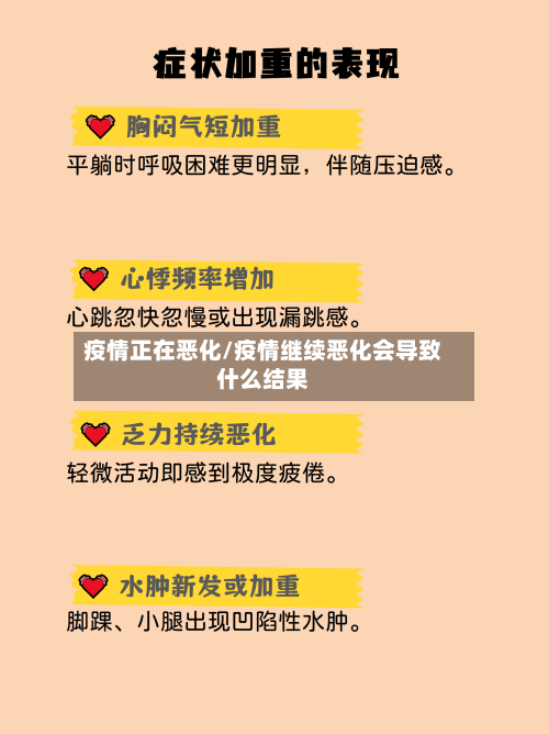 疫情正在恶化/疫情继续恶化会导致什么结果-第1张图片