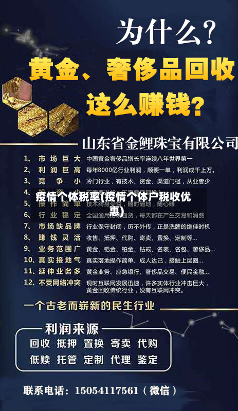 疫情个体税率(疫情个体户税收优惠)-第1张图片