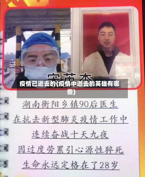 疫情已逝去的(疫情中逝去的英雄有哪些)-第1张图片