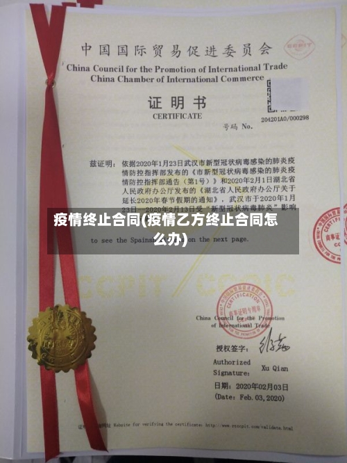 疫情终止合同(疫情乙方终止合同怎么办)-第1张图片