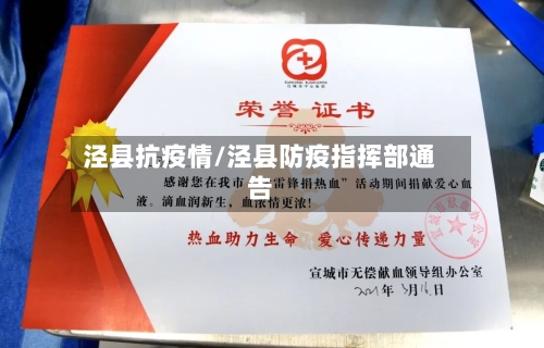 泾县抗疫情/泾县防疫指挥部通告-第3张图片