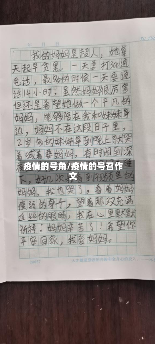 疫情的号角/疫情的号召作文-第1张图片