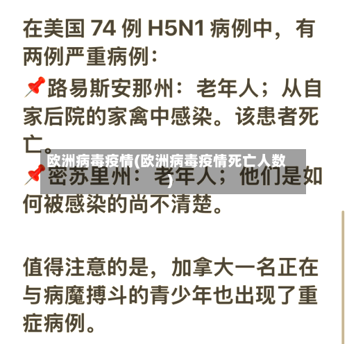 欧洲病毒疫情(欧洲病毒疫情死亡人数)-第2张图片
