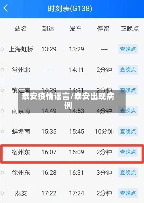 泰安疫情谣言/泰安出现病例-第2张图片