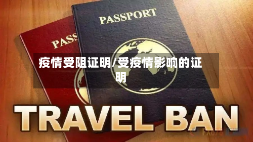 疫情受阻证明/受疫情影响的证明-第1张图片