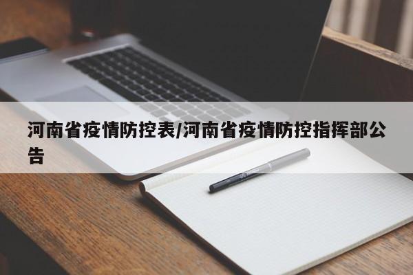 河南省疫情防控表/河南省疫情防控指挥部公告