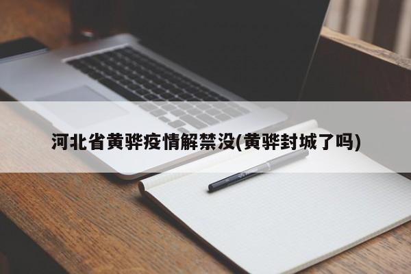 河北省黄骅疫情解禁没(黄骅封城了吗)
